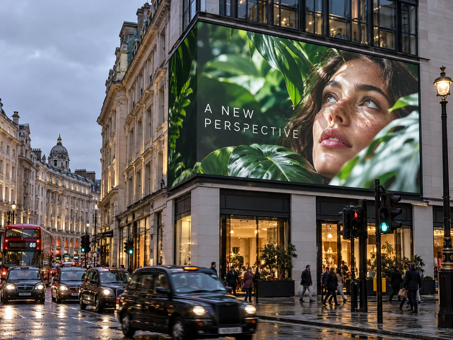 Lion Sign — Full-colour programmable LED screens for dynamic outdoor and indoor advertising.