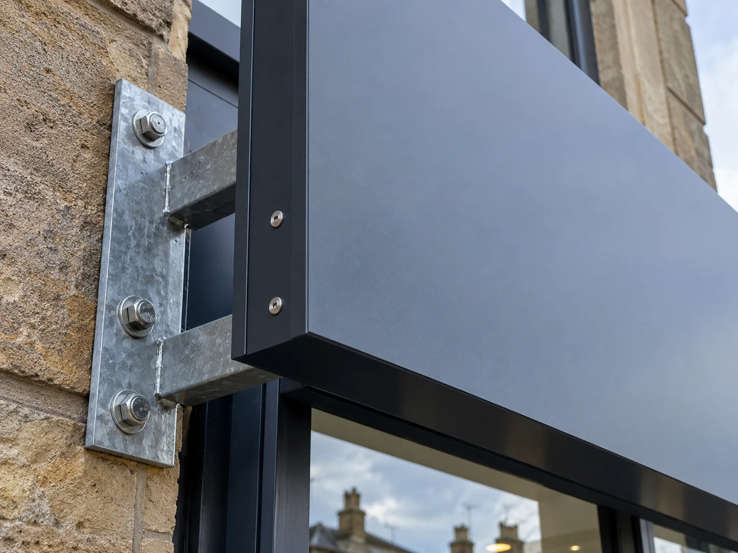 Lion Sign — Durable industrial information and safety signage for commercial facilities.