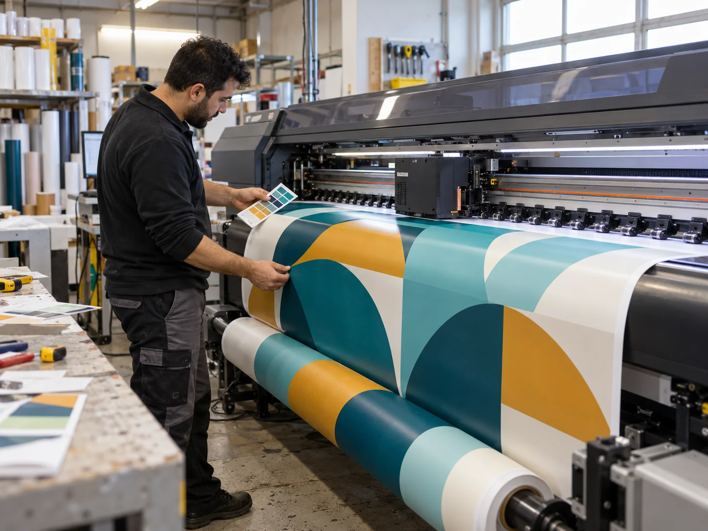 Lion Sign — Large-format digital printing for colourful custom vinyl graphics, branding and commercial displays.